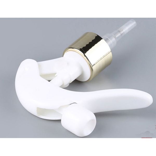 Aluminum Matte Silver 24/410 Trigger Dispenser With Lock Button