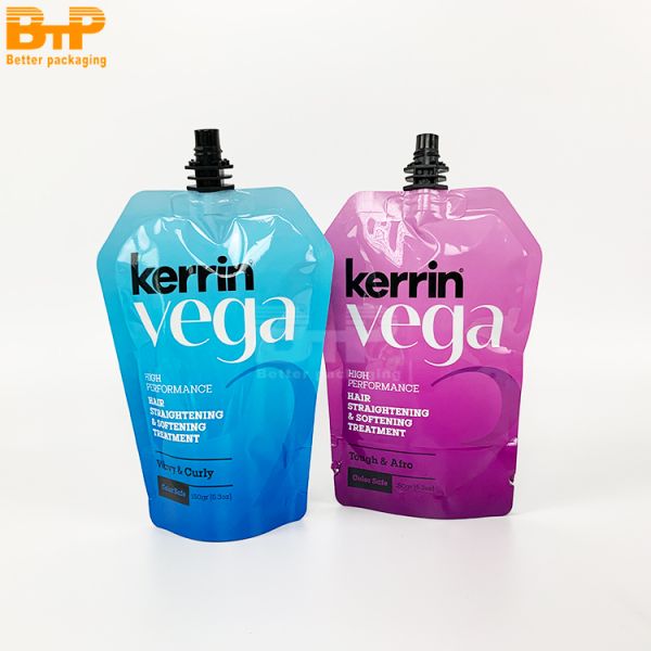 Drinking Spout Pouch Bag with Logo Customized for Liquid Beverage Pouch Shampoo Refill Sub-packaging