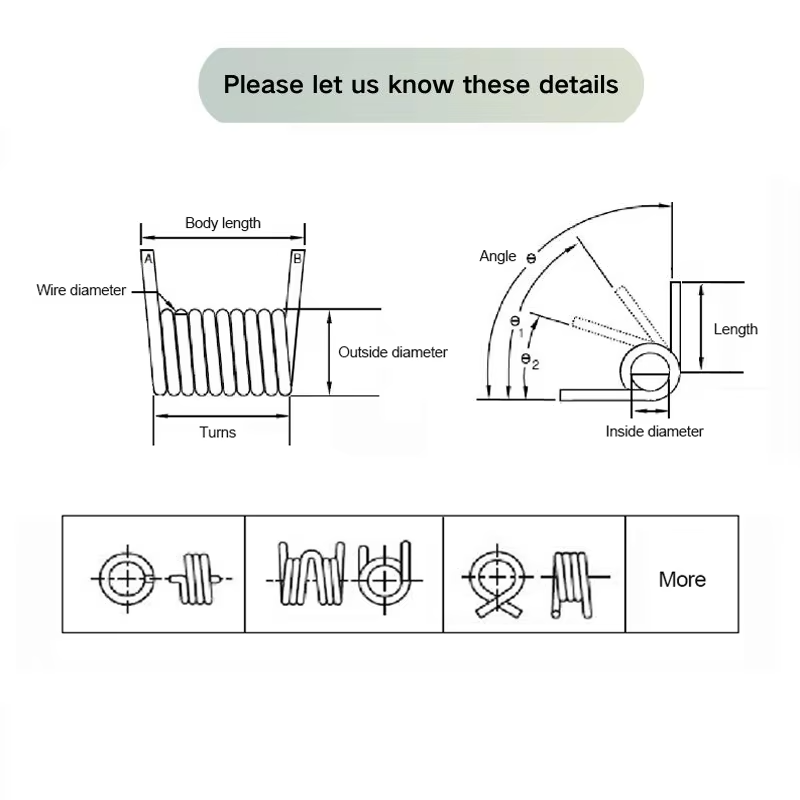 High Strength Custom Torsion Spring Rust Resistance Shape Memory Alloy