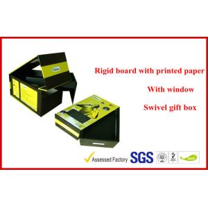 China Two Layers / Swivel Rigid Board Gift Packaging Boxes , Custom Colorful Printed Packaging Boxes on sale
