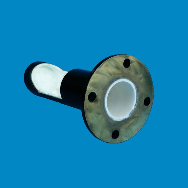Powder Conveying Wear Resistant Pipeline Alumina Ceramic Lined Pipe Pipeline For Long Lasting