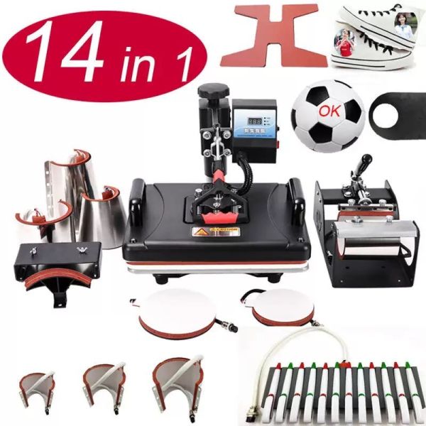 Multifunctional Combo Heat Press Machine Sublimation Transfers