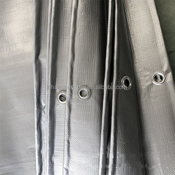 Waterproof Stripe Style PE Tarpaulin Industrial Multi Purpose Moisture Proof SunProof