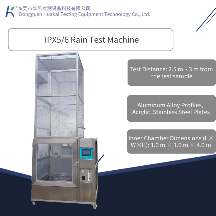 IPX5/6 Rainwater Simulation Waterproof Test Chamber Rainfall Simulator Ainwater Spray Test Chamber