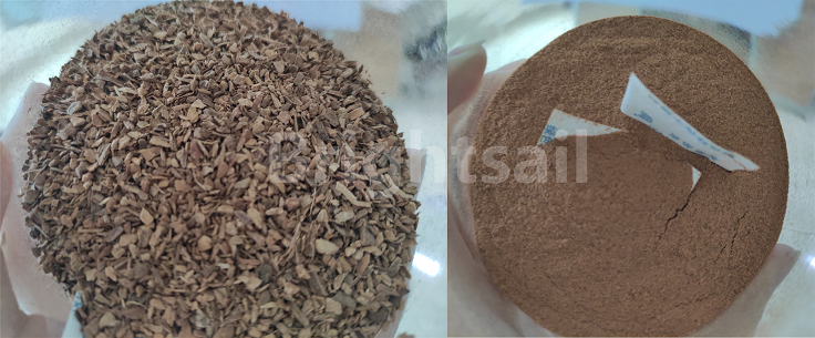300kg/H Cortex Cinnamomi Powder Milling Machine Foodstuff Industry High Grinding Speed