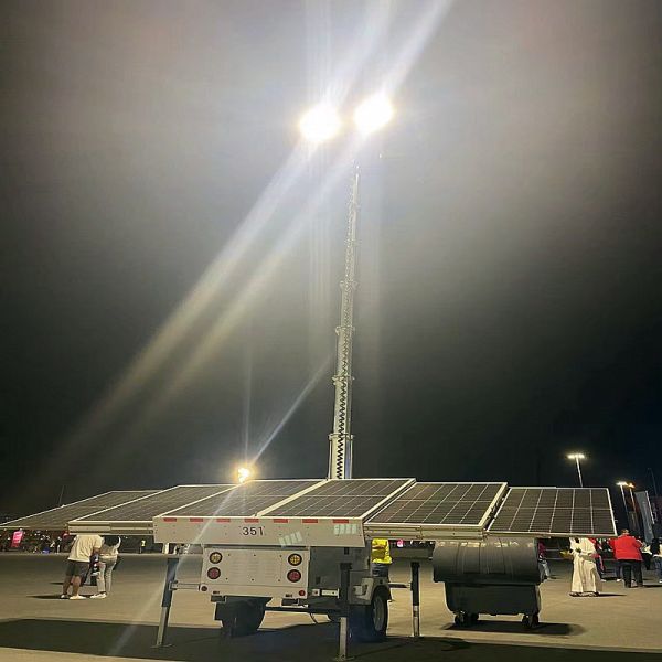 High Efficiency Mobile Lighting Tower Mining Solar Light Tower Portable Light Towers