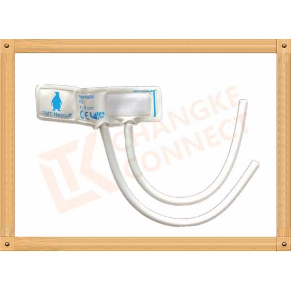 Animal White Disposable Blood Pressure Cuffs With Double Hose