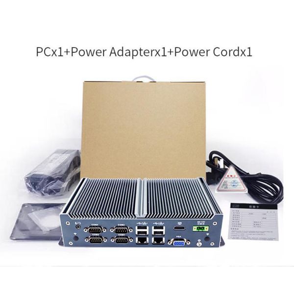 IBOX-1126 J1900 Industrial Fanless Mini PC with Quad-Core Processor, 4 USB 2.0 Ports, and DDR4 Memory