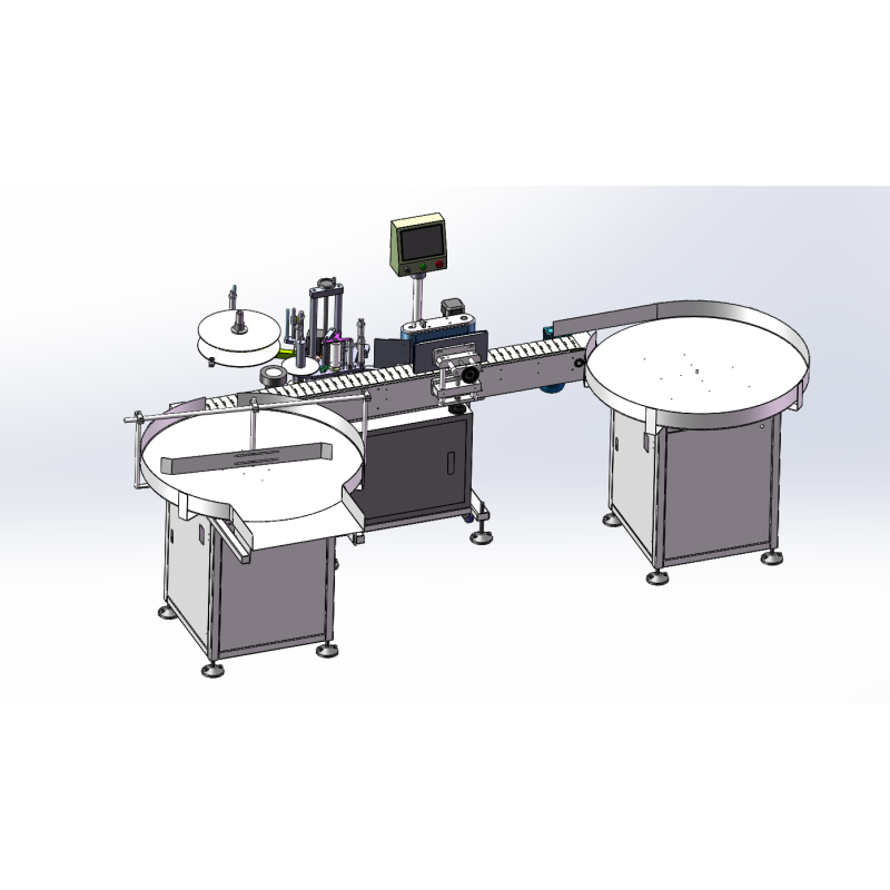 High Speed Bottle Labeling Machine Food Cosmetics Automatic Label Applicator Machine