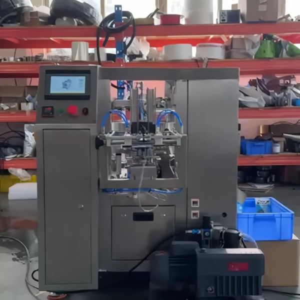 Premade Pouch Fill And Seal Machine Liquid Sauce Premade Bag Packing Machine 5.2kw