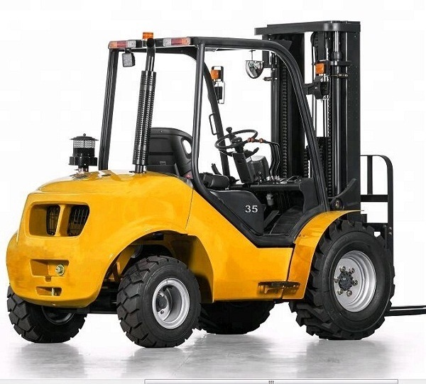 Carretilla Elevadora 4X4 3.5ton 4WD Rough Forklift