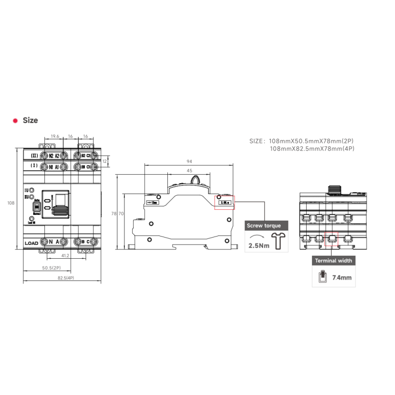 Automatic transfer switch