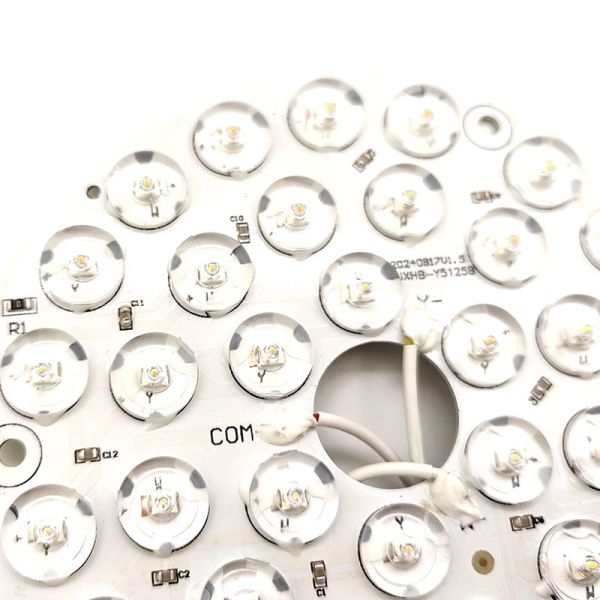 High Lumen 230V 15W 110MM 36V 3CCT Spare Part Ceiling Fan PCB Board Driver Less LED Modules Dimming And Color Adjustment