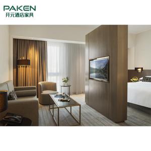 China Natural Ash Veneer Full Set Hotel Bedroom Furniture on sale
