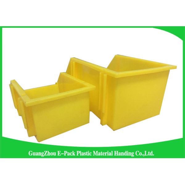 Standard Size Warehouse Storage Bins Spare Parts Storage Easy Stacking PE Material