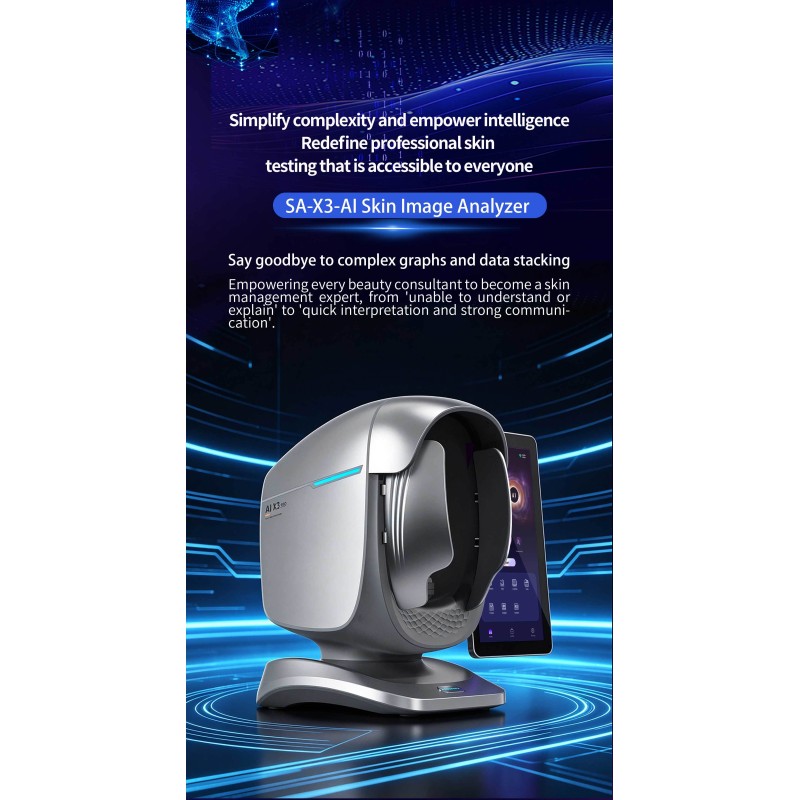 AI Skin Image analysis 3 Detection Modes Dual prediction and cloud ecology skin Analyzer