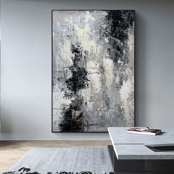 Abstract Handpainted Painting Artwork Large Acrylic Wall Art Oil Canvas Without Frame