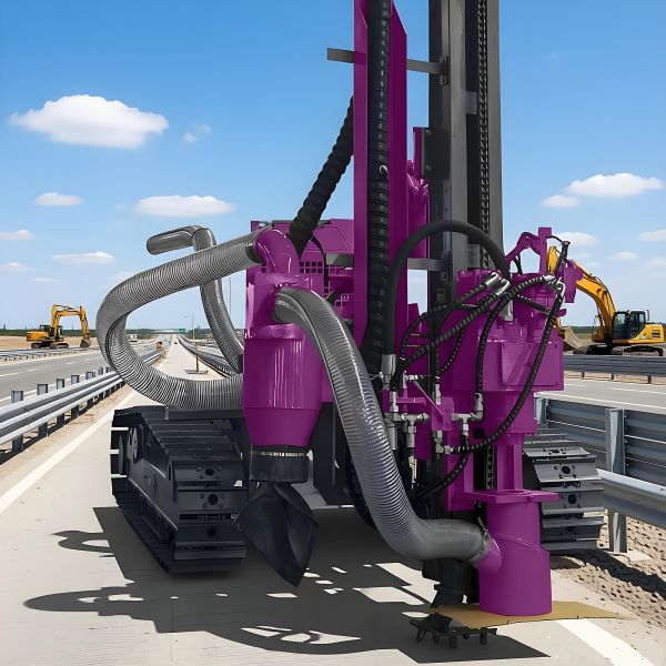 Diesel Pile Driver Urban Development Engineering Drilling Rig Ground Screw Pile Drilling Machine