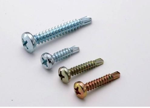 RoHS Certified OEM Screw Customized Self Drilling Hex Head Screws DIN7504