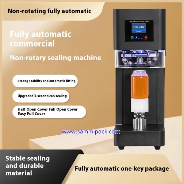 2025 Hot Sell Commercial Automatic Can Sealer Machine - 200ml-500ml PET Cans for Juice, Soda, Boba, Heat Sealing & Packaging