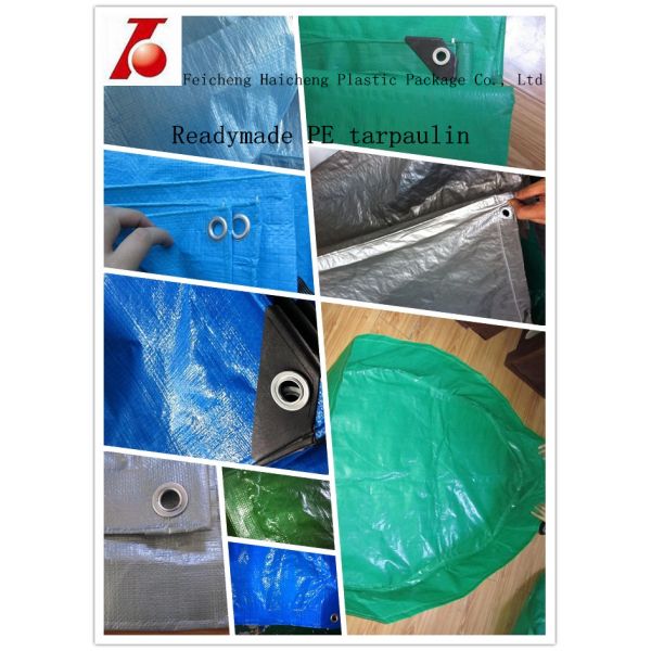 HDPE Tarpaulin poly tarp for lumber wrap