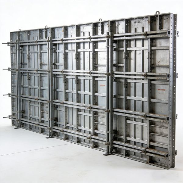 Anti-Corrosion High-Strength Steel Wall Formwork System with Modular Design for Vertical Concrete Construction