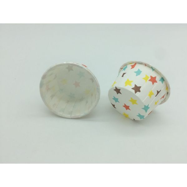 DIY Star PET Baking Cups Cupcake Decorating Tools Food Grade Paper Material