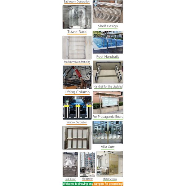 Decorative Hollow Stainless Steel Rectangular Pipe