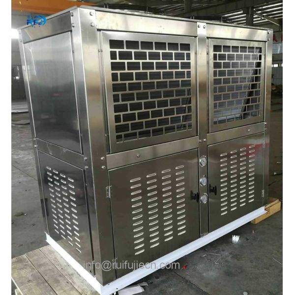 RFJ 4GE-23Y-40P Refrigeration Controls Box Type Air - Cooled Condenser Unit For Deep Freezer