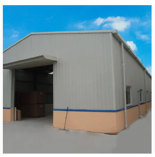 Steel Structure Workshop With Corrugated Sheet Suitable For Multiple Purposes