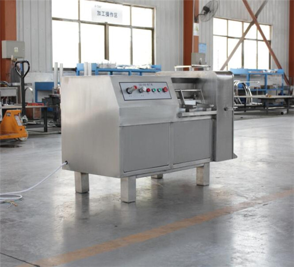 frozen meat cuber, frozen meat dicing machine, meat cube cutting machine