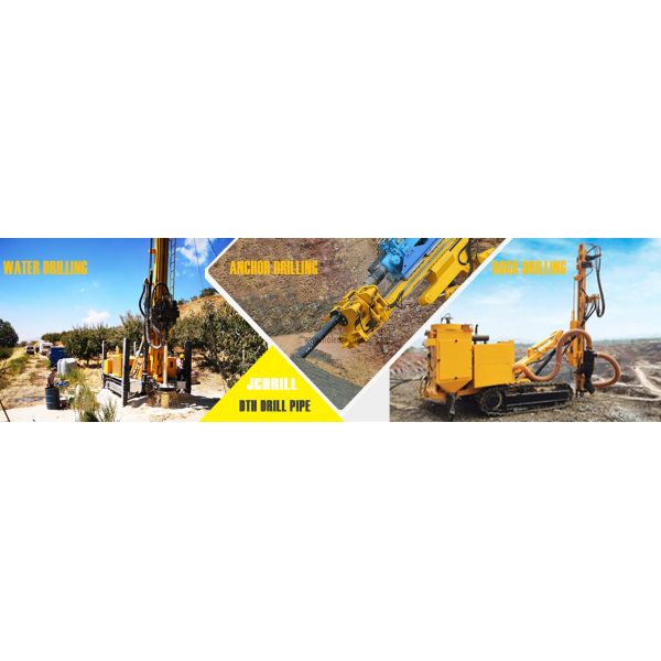Rock Blasting / Water Well Drilling Pipe Down The Hole Drill Rods 127mm