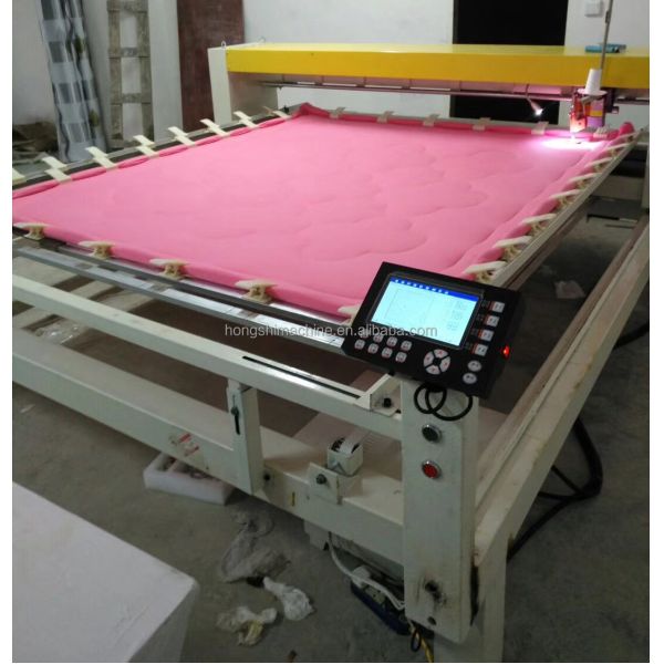 Continuous Type Single Head Quilting Leather Embroidery Machine Fiber Cotton Quilt Cover Core Making Machine