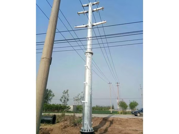 Hot-Dip Galvanized Steel Lattice Tower Poles for Low-Voltage Distribution Equipment 10m and 20m within Yinghao