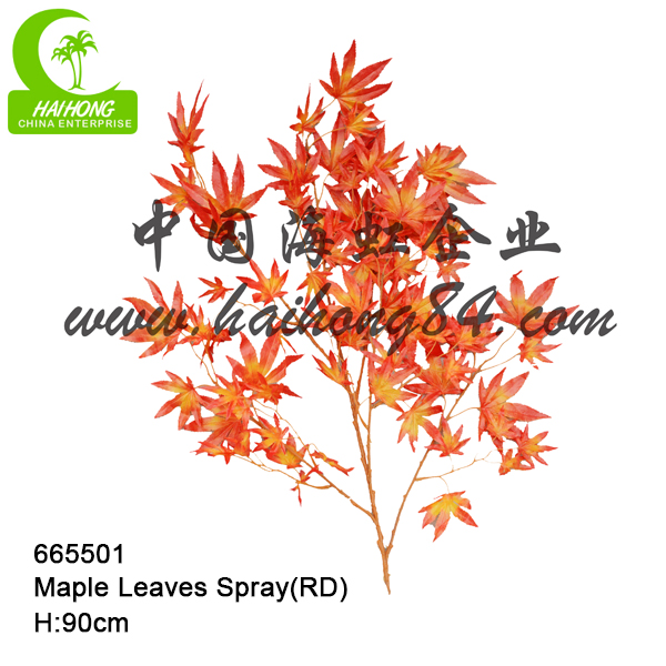artificial maple leaves
