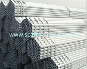 Buy cheap Good quality building engineering use Q235 scaffolding pipe, galvanized scaffold tube 48.3mm O.D BS1139, BS1387 6000mm L product
