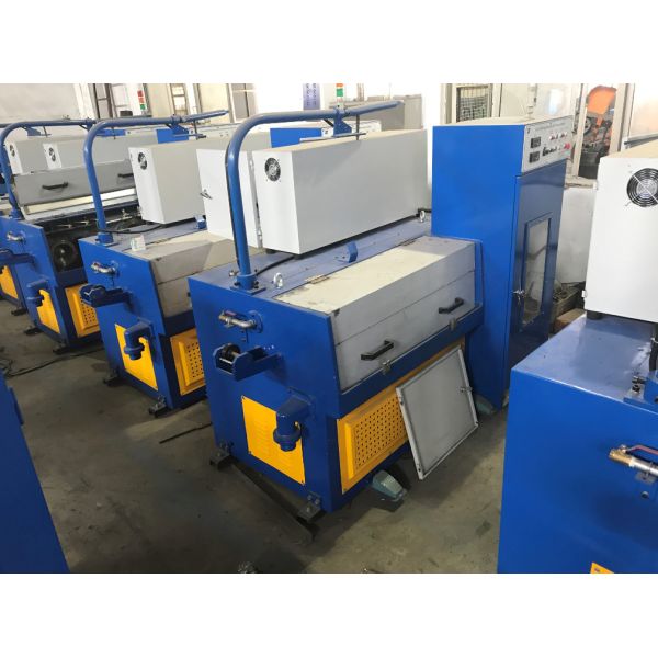 15KW Customized Wire Drawing Machine , Small Copper Wire Making Machine