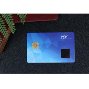 Buy cheap Contact 7816 Chip Fingerprint Smart Cards IDEX Two Way Authentication from wholesalers