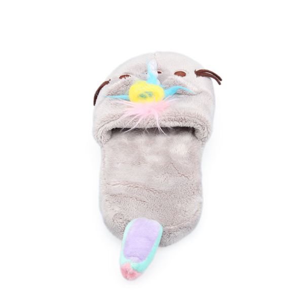 Non Allergenic Short Plush House Slippers ODM For Adults