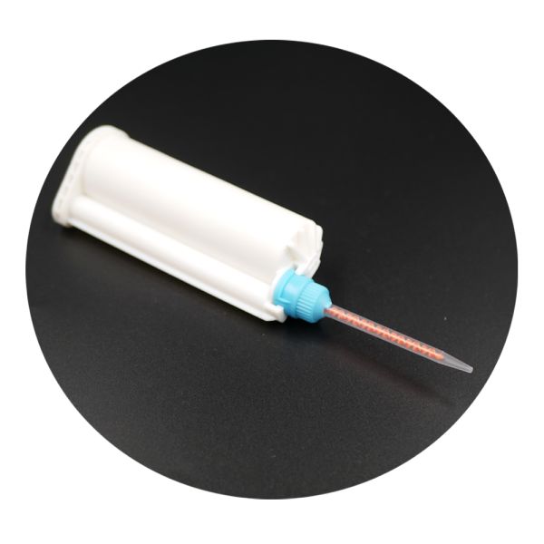 Static Cartridge Mixing Tip Resin Mixer Adhesive Gun Epoxy Mixing Nozzle Applicator for 50ml 10:1 Ratio