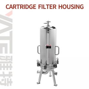 Buy cheap 316 Ss Cartridge Filter Housing Stainless Steel 0.1 Micron Food Industry product
