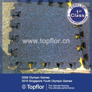Buy cheap Gym Rubber Floor Mat Interlock Rubber Floor Tile product