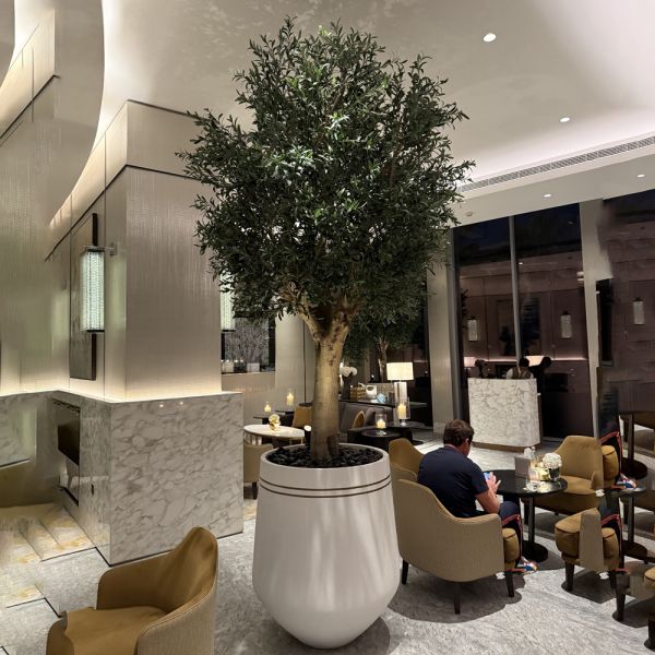 10-13ft Customizable Large Artificial Banyan Ficus Tree With Dense Canopy - Lobby Centerpiece For Commercial Spaces