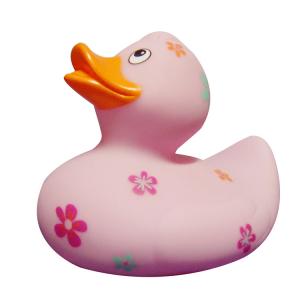 Buy cheap Funny Floating Cute Rubber Duck Natural Latex Bath Duck Pink Color EN71 product