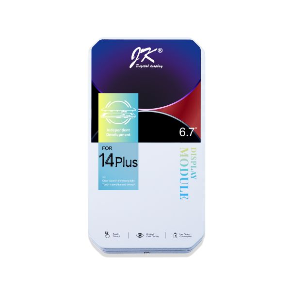 Factory Price JK Incell LCD Screen for iPhone 14 Plus with 1:1400 Contrast Ratio and 98% NTSC