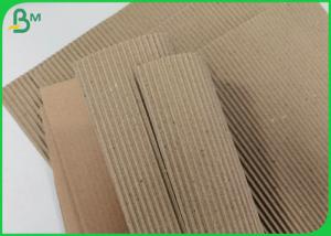 China Brown E F Flute Test Liner Corrugated Paper Board For Packaging Carton Box on sale