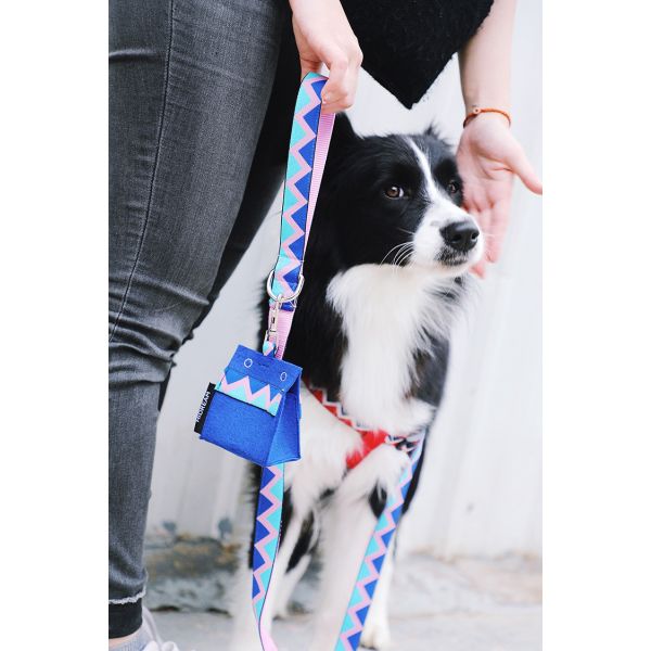 Cloth Dog Poop Bag Holder Custom Portable Waste Dispense Garbage Outdoors