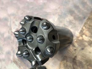 China Mining Rock Button Drill Bit Normal Shirt Threaded Drilling Bit For Hardened Steel on sale