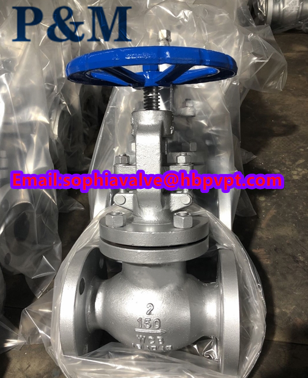 ASTM A216 WCB ANSI cast steel globe valve