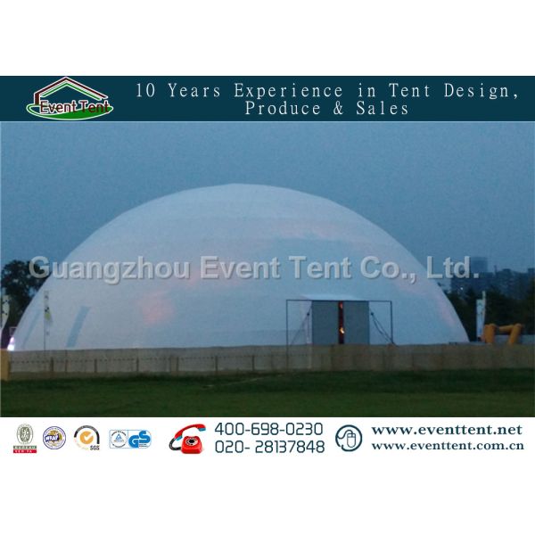 Easy Assemble Outdoor Large Dome Tent 45m Diameters With Steel Structure